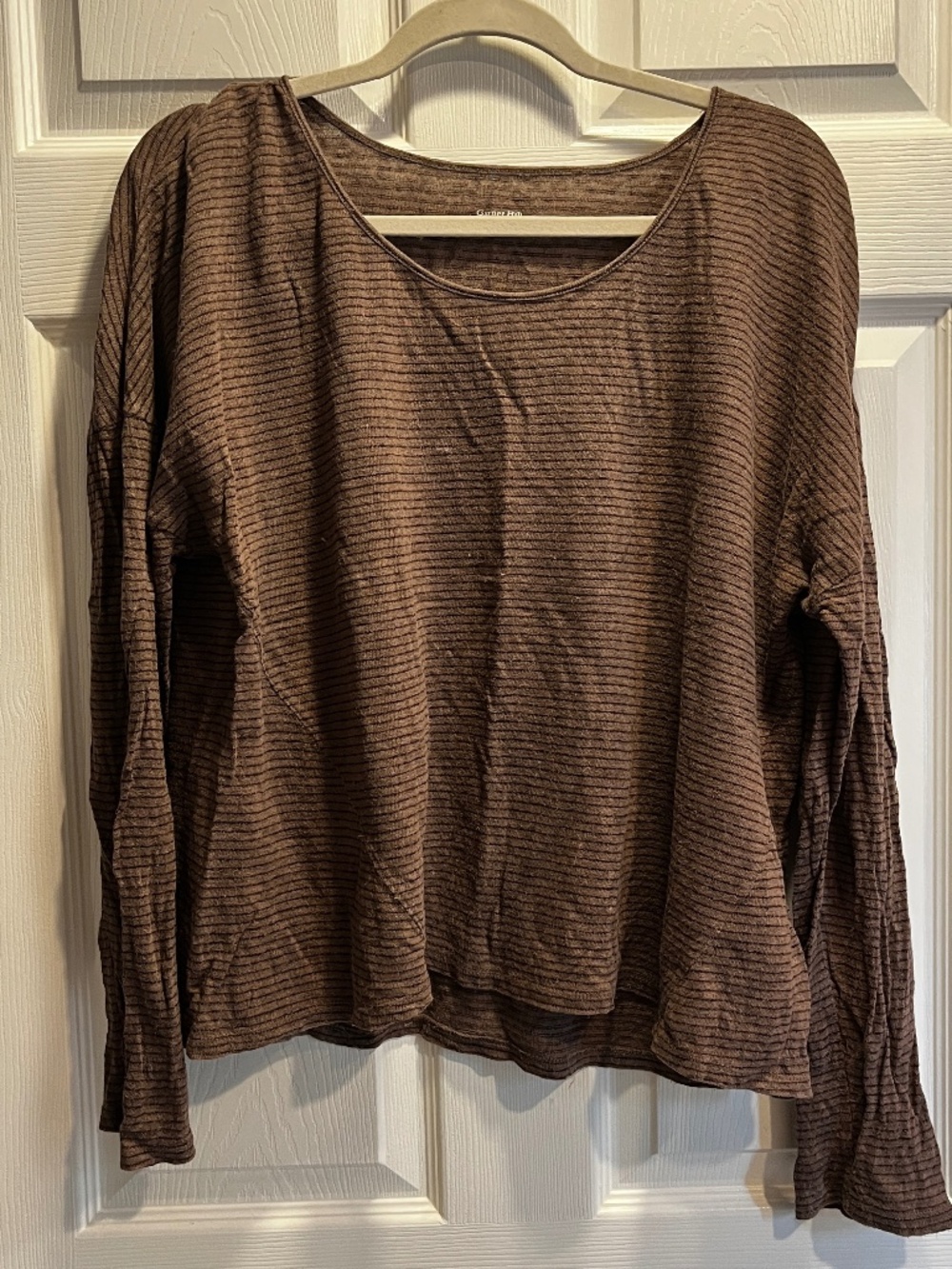 Garnet Hill Linen Top Size L